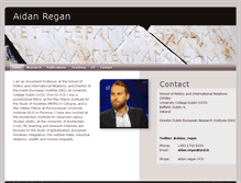 Tablet Screenshot of aidanregan.com